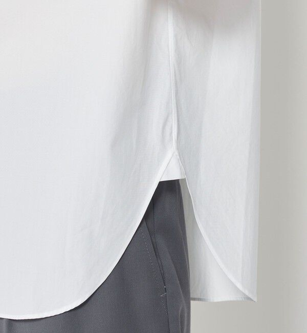 GALERIE VIE「コットンブロード スタンドカラーシャツ」|シャツ・ブラウス|