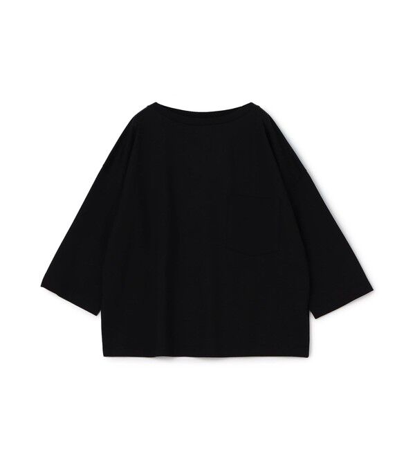 GALERIE VIE「ファインコットン ビッグTシャツ」|Tシャツ・カットソー|19 ブラック