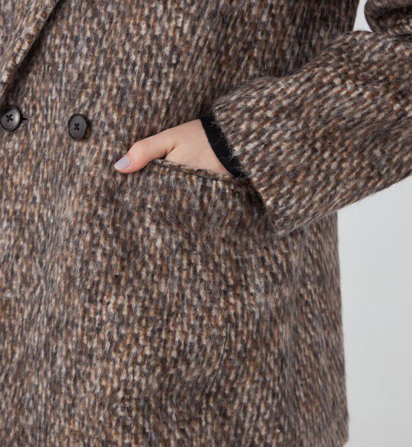 モヘヤミックスシャギー ダブルブレストジャケット（MACPHEE）｜ルミネ