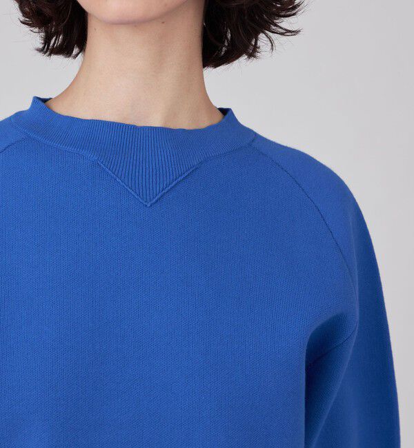 MACPHEE「【WEB限定】 ダブルニット ハーフスリーブプルオーバー」|ニット・セーター|