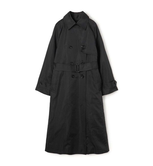 DES PRES「ポリエステルスムースダブルクロス トレンチコート」|トレンチコート|19 ブラック