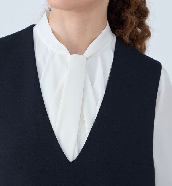 Ballsey「ジョーゼットジャージー Vネックオールインワン」|オールインワン|