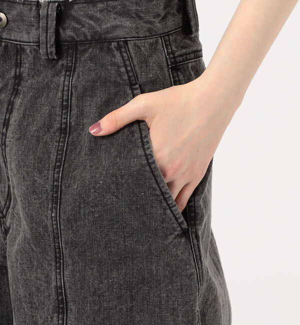 Edition「ガーメントウォッシュ ワイドパンツ」|デニム|