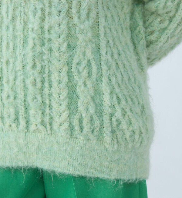 MACPHEE「モヘヤビンテージ Vネックプルオーバー」|ニット・セーター|