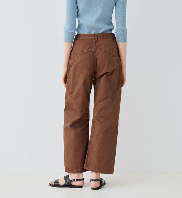 GALERIE VIE「サンフェードデニム ウェーブカーブパンツ」|デニム|