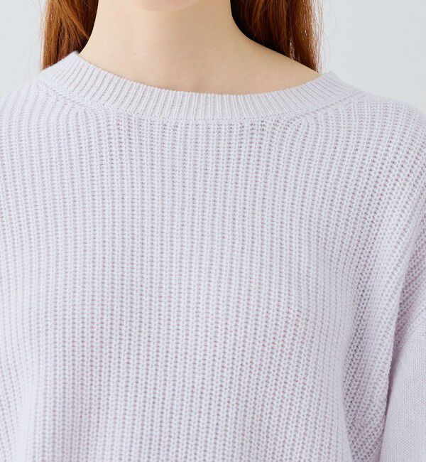 GALERIE VIE「パステルムリネ クルーネックプルオーバー」|ニット・セーター|