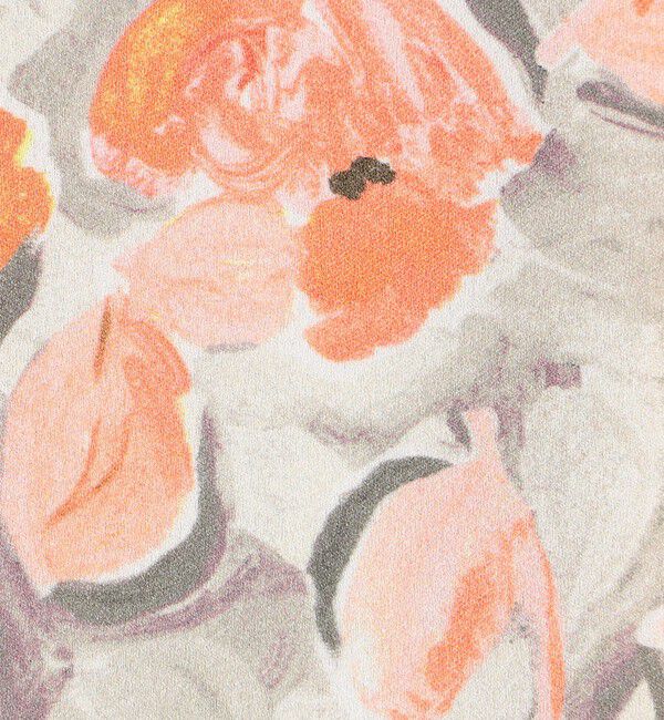 Ballsey「スプリングフラワープリント アシンメトリータックスカート」|フレア|