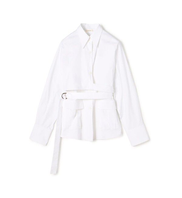 DES PRES「コットンストレッチポプリン レイヤードシャツ」|シャツ・ブラウス|11 ホワイト