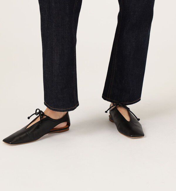 TOMORROWLAND GOODS「PIPPICHIC AMBER COCO フラットシューズ」|バレエシューズ|