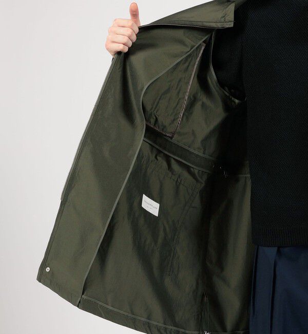 TOMORROWLAND MENS「シルクコットンタフタ フーデッドコート」|その他|