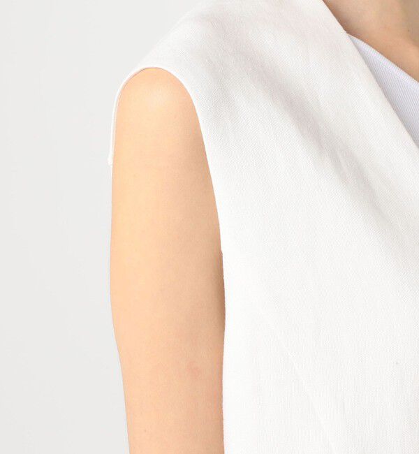 DES PRES「ファブリックコンビ ロングジレ」|ベスト・ジレ|