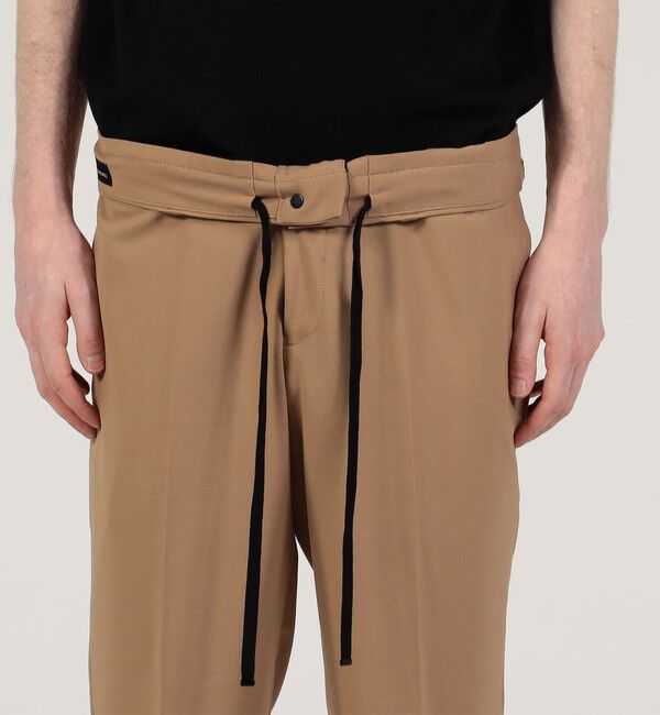 TOMORROWLAND MENS「ポリエステルウール イージースラックス」|スラックス|