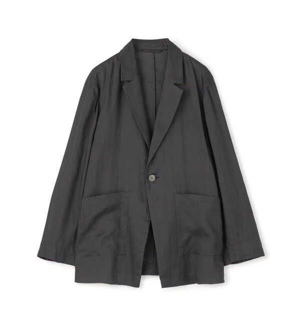 MACPHEE「ラミーソリッド シングルジャケット」|テーラードジャケット|17 チャコールグレー