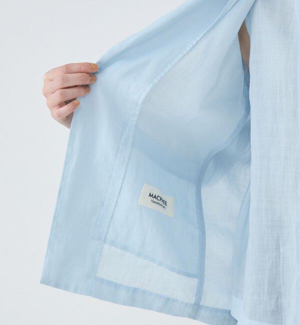 MACPHEE「ラミーソリッド シングルジャケット」|テーラードジャケット|