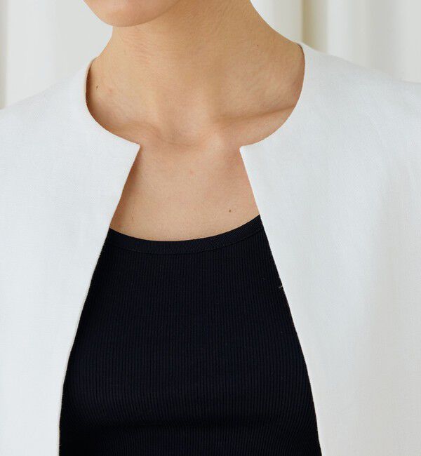 DES PRES「ファブリックコンビ ロングジレ」|ベスト・ジレ|