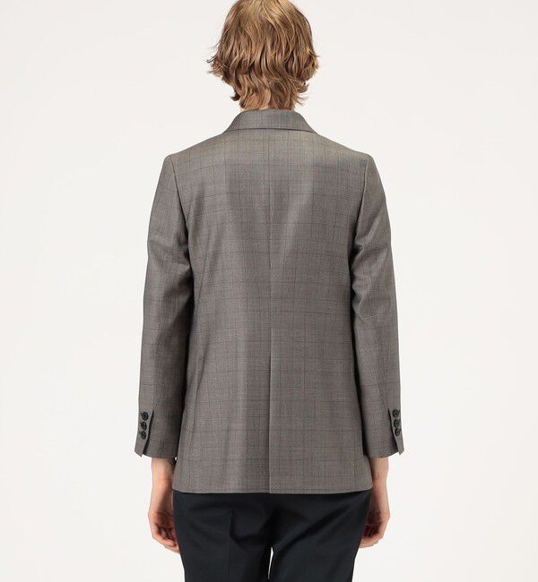 TOMORROWLAND collection「365 GLEN CHECK ダブルブレストジャケット」|テーラードジャケット|