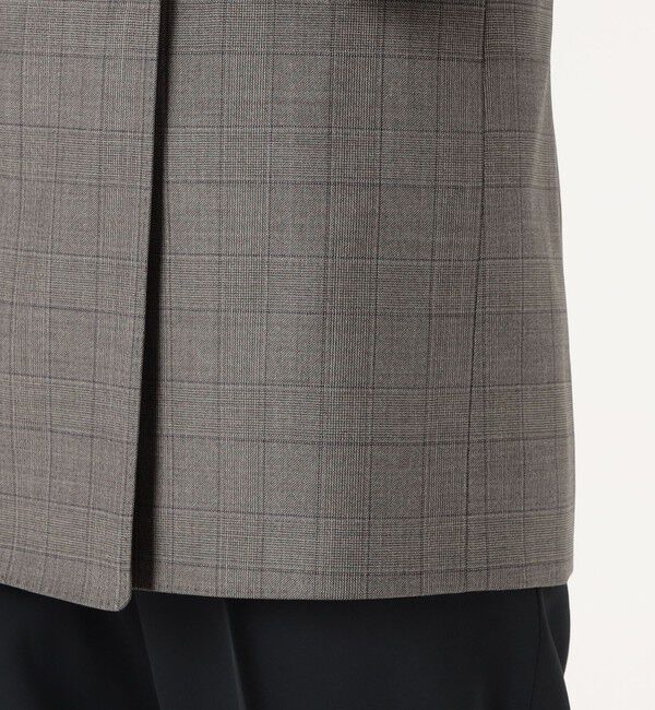 TOMORROWLAND collection「365 GLEN CHECK ダブルブレストジャケット」|テーラードジャケット|