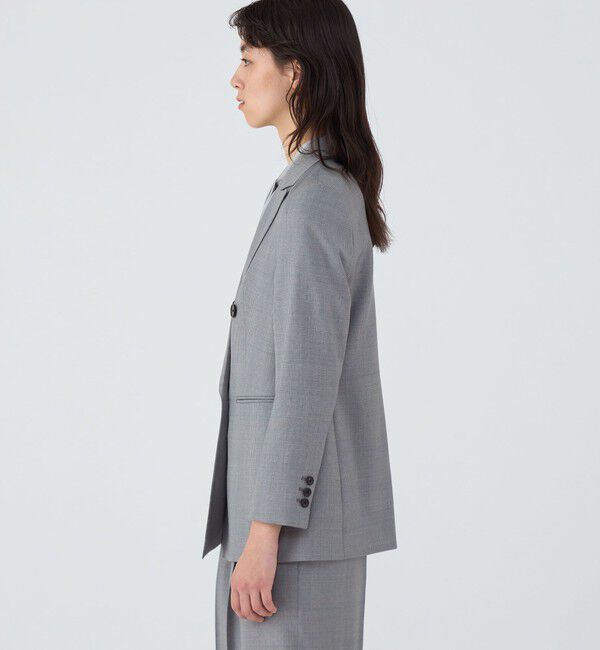 TOMORROWLAND collection「ZELANDER GLEN CHECK ダブルブレストジャケット」|テーラードジャケット|