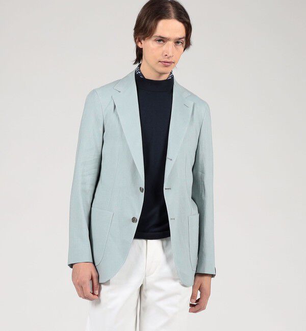 TOMORROWLAND BUYING WEAR「ERRICO FORMICOLA リネン シングルブレステッド3Bジャケット」|テーラードジャケット|