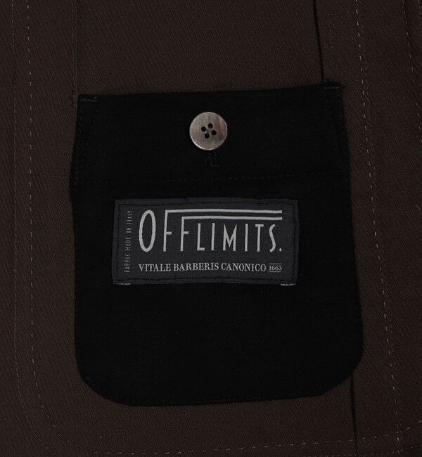 TOMORROWLAND MENS「ポリエステルウール シングルブレステッド2Bジャケット OFF LIMITS V.B.CANONICO」|テーラードジャケット|