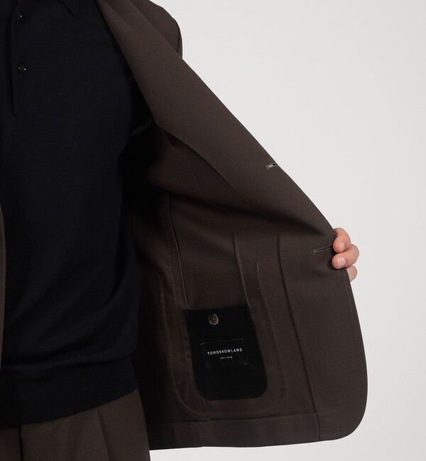 TOMORROWLAND MENS「ポリエステルウール シングルブレステッド2Bジャケット OFF LIMITS V.B.CANONICO」|テーラードジャケット|