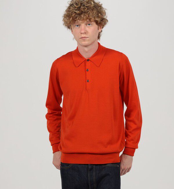 TOMORROWLAND BUYING WEAR「JOHN SMEDLEY  DORSET メリノウール ポロカラープルオーバーニット 」|ニット・セーター|