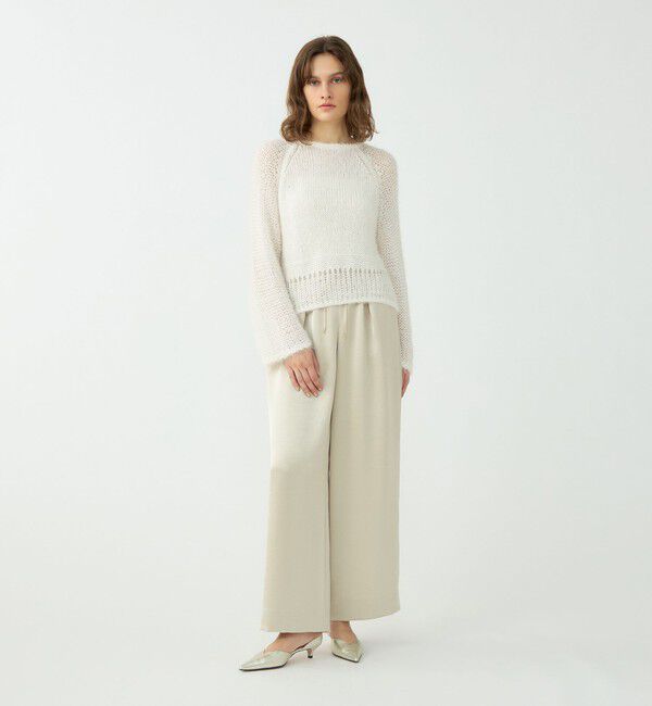 Ballsey「モヘヤシルクファー ロングスリーブプルオーバー」|ニット・セーター|