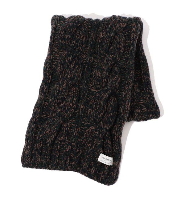 TOMORROWLAND GOODS「ウールケーブル ハンドマフラー」|マフラー|68 グリーン系