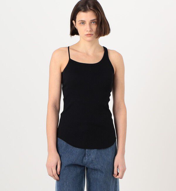 TOMORROWLAND GOODS「HAKUJI  コットン アシンメトリータンクトップ」|タンクトップ|