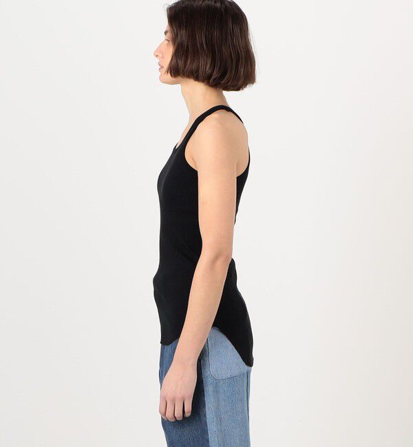 TOMORROWLAND GOODS「HAKUJI  コットン アシンメトリータンクトップ」|タンクトップ|