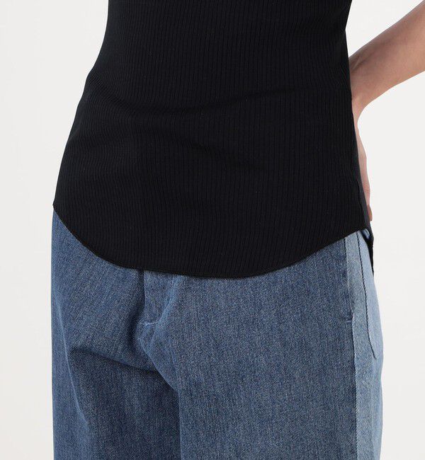 TOMORROWLAND GOODS「HAKUJI  コットン アシンメトリータンクトップ」|タンクトップ|