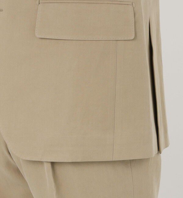 TOMORROWLAND MENS「シルクコットンリネン シングルブレステッド 3Bジャケット」|テーラードジャケット|