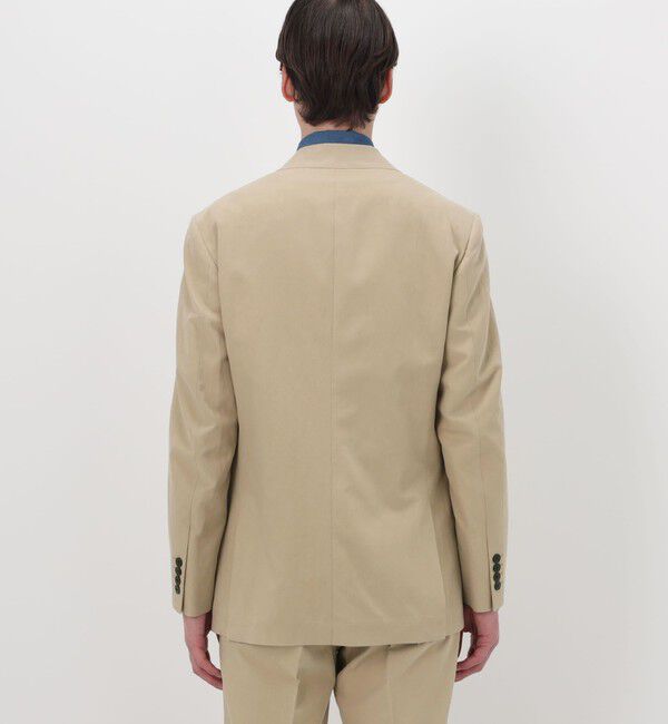 TOMORROWLAND MENS「シルクコットンリネン シングルブレステッド 3Bジャケット」|テーラードジャケット|