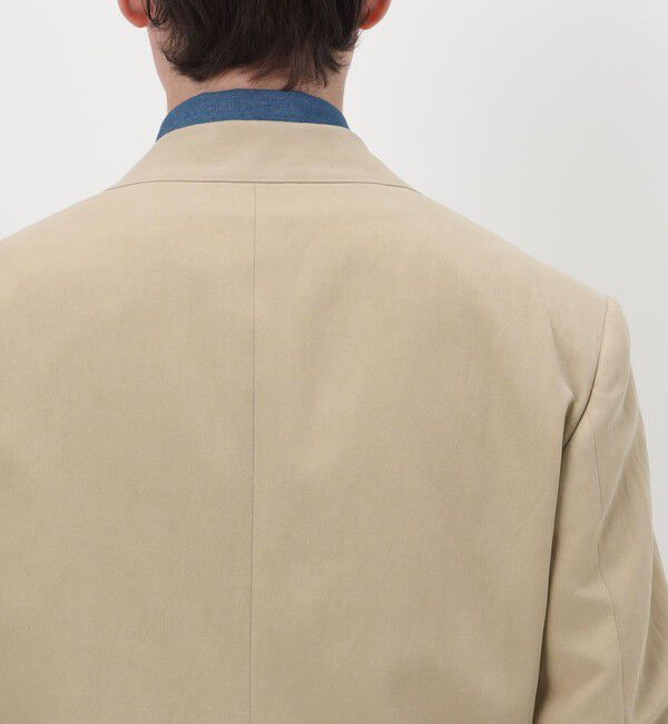 TOMORROWLAND MENS「シルクコットンリネン シングルブレステッド 3Bジャケット」|テーラードジャケット|