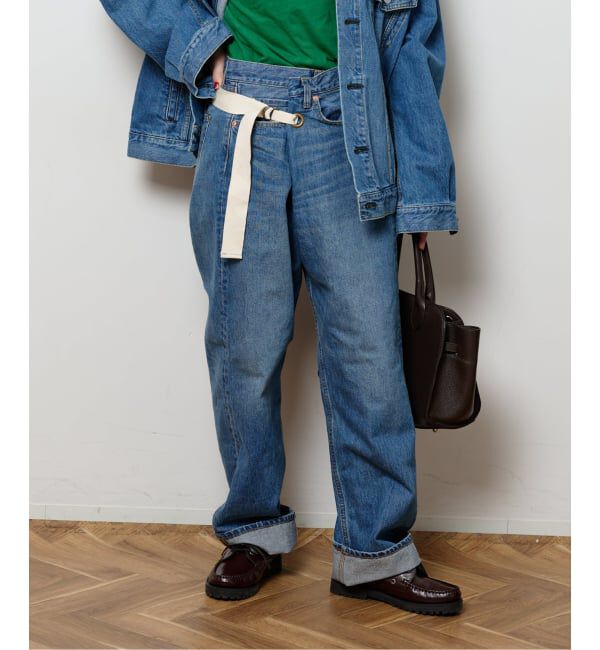  「ラップデニム5ポケットパンツ」|デニム|