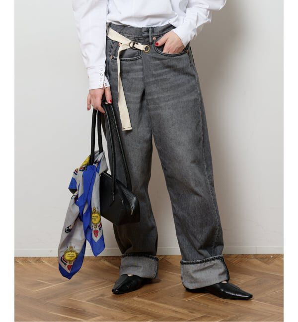  「ラップデニム5ポケットパンツ」|デニム|