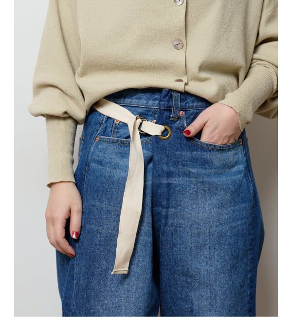  「ラップデニム5ポケットパンツ」|デニム|
