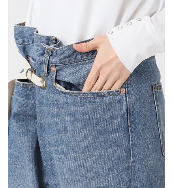  「ラップデニム5ポケットパンツ」|デニム|