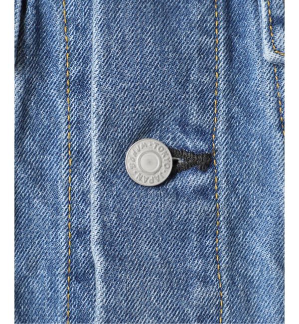  「カーブスリーブショートデニムジャケット」|デニムジャケット|