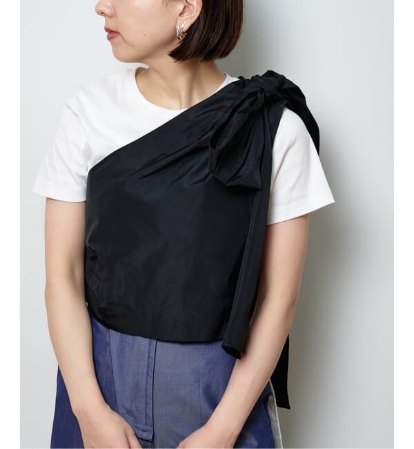  「ONE SHOULDER TAFFETA ブラウス」|シャツ・ブラウス|