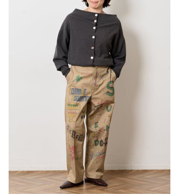  「2WAYワイドネックルーズKNIT CARDIGAN TOPS：ニット」|ニット・セーター|