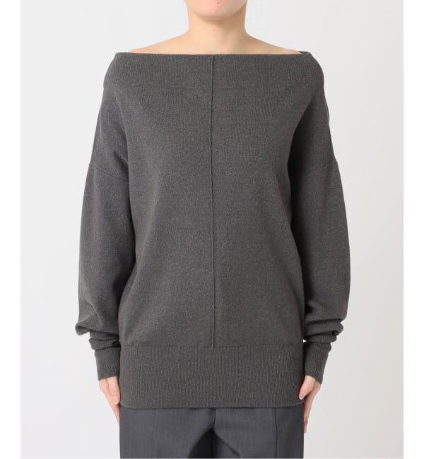  「2WAYワイドネックルーズKNIT CARDIGAN TOPS：ニット」|ニット・セーター|