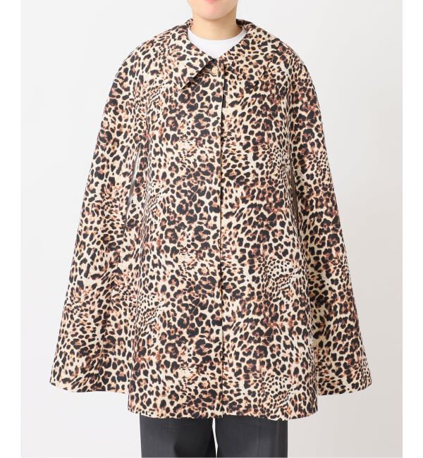  「LEOPARD CAPE SPRING コート」|ポンチョ・ケープ|