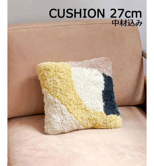journal standard Furniture「《予約》PICFAIR CUSHION　ピクフェアクッション 27cm　中材込み」|クッション・クッションカバー|イエロー