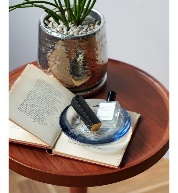 journal standard Furniture「★GLASS TRAY S ガラス トレー 灰皿 お香トレー」|ステーショナリー|ネイビー