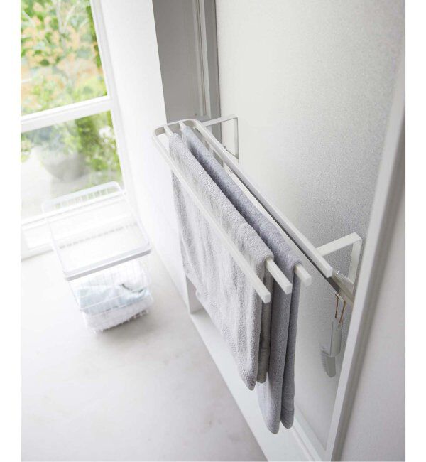 journal standard Furniture「《WEB限定予約》【tower/タワー】浴室扉タオル掛け上 バスタオルハンガー」|トイレタリー・ランドリーグッズ|
