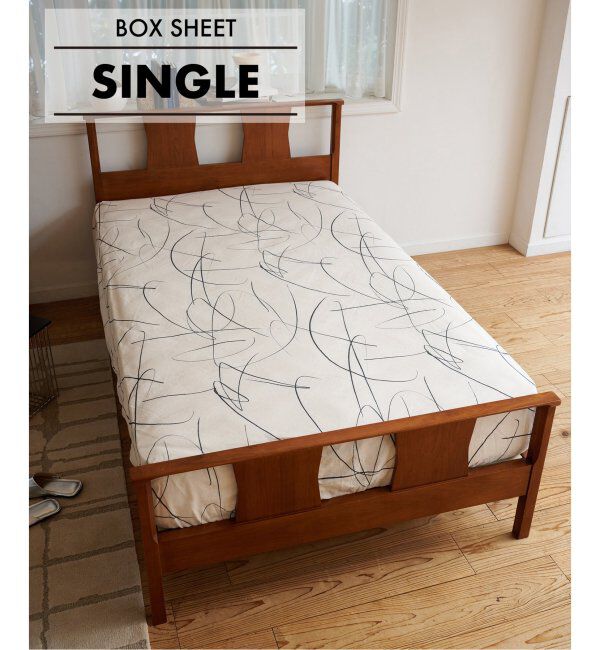 journal standard Furniture「WEATHER LINES BOX SHEET S　ボックスシーツ シングル」|その他|ナチュラル