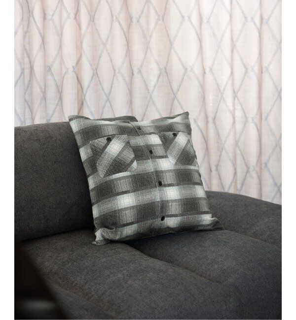 ACME「GRUNGE PT NEL CUSHION　クッションカバー45cm」|クッション・クッションカバー|ブルー