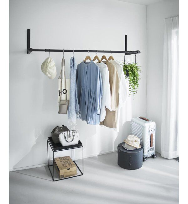 journal standard Furniture「《WEB限定予約》【tower/タワー】ウォール折り畳み物干し竿ホルダー2個組」|トイレタリー・ランドリーグッズ|