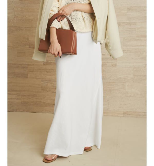 Plage「Node bias スカート」|スカート|ホワイト